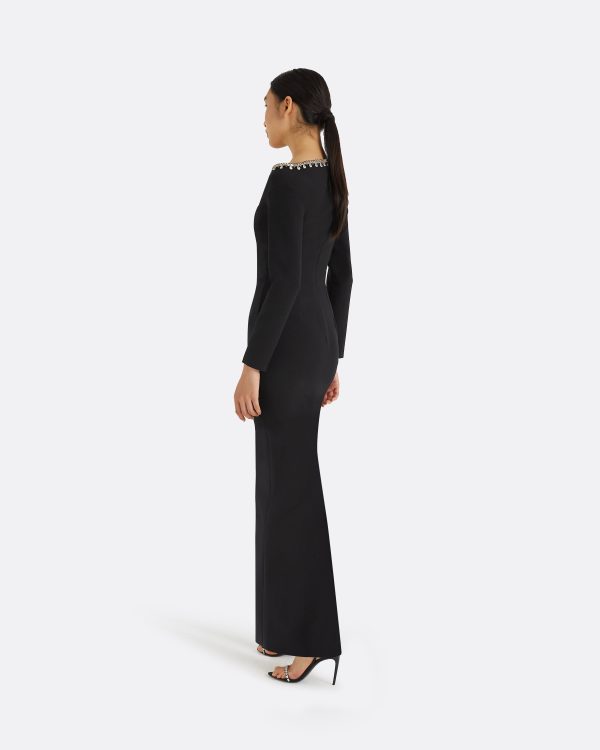 Wiil Black Long Dress - Image 2