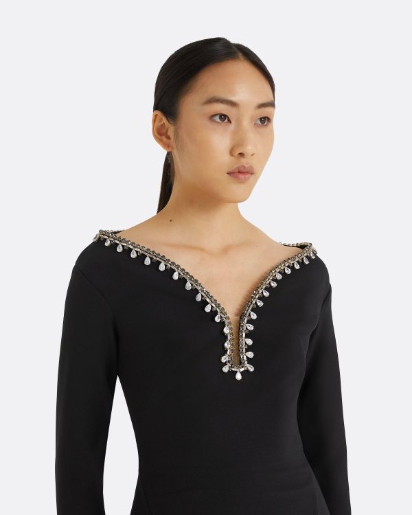 Wiil Black Long Dress - Image 3