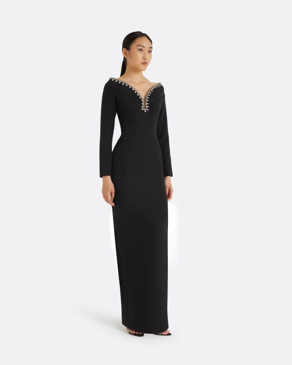 Wiil Black Long Dress - Image 4