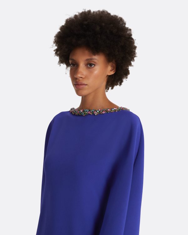 Amarella Azure Blue Long Dress - Image 3