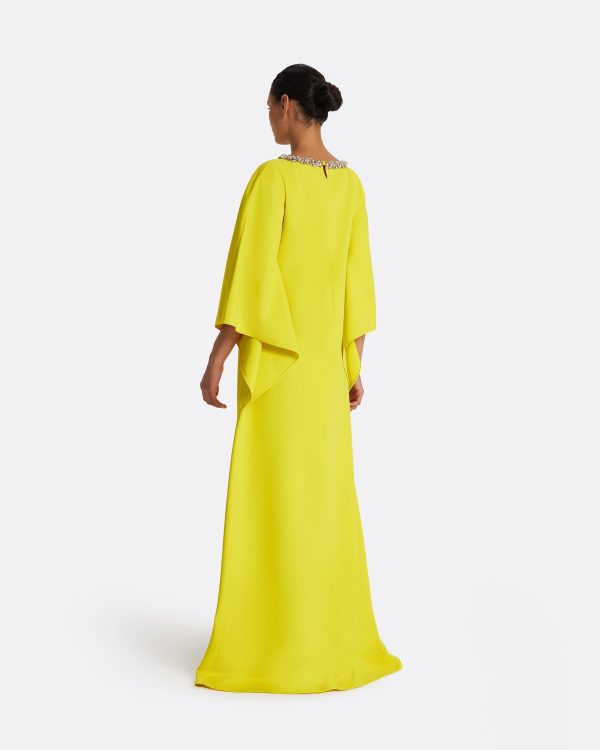 Amarella Chartreuse Long Dress - Image 2