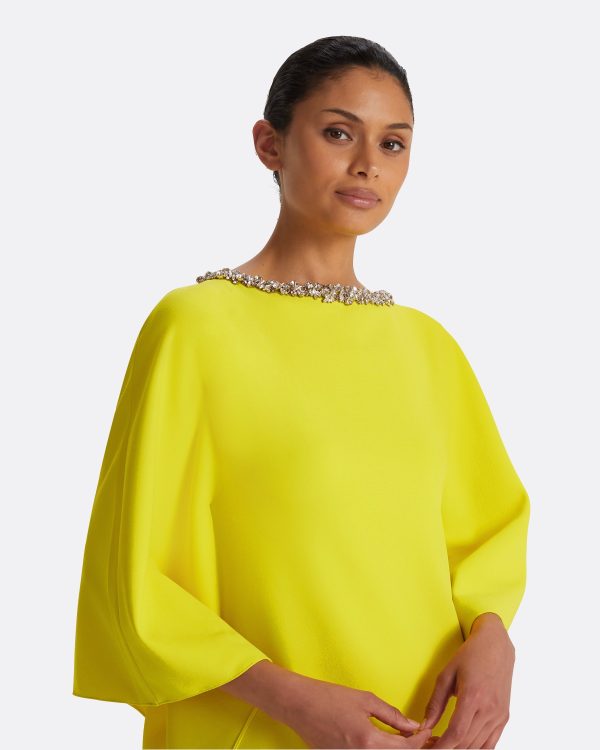 Amarella Chartreuse Long Dress - Image 3