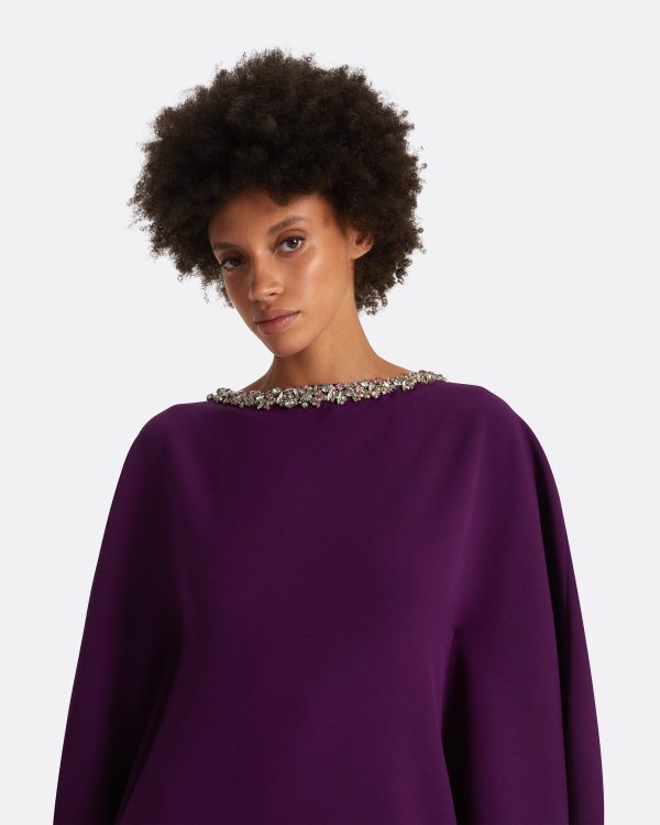 Amarella Currant Long Dress - Image 3