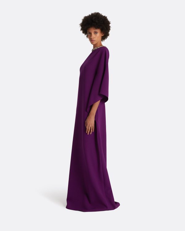 Amarella Currant Long Dress - Image 4