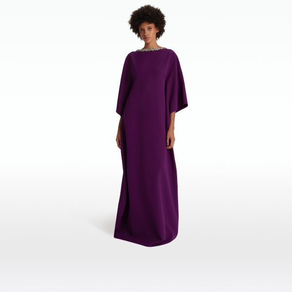 Amarella Currant Long Dress - Image 6