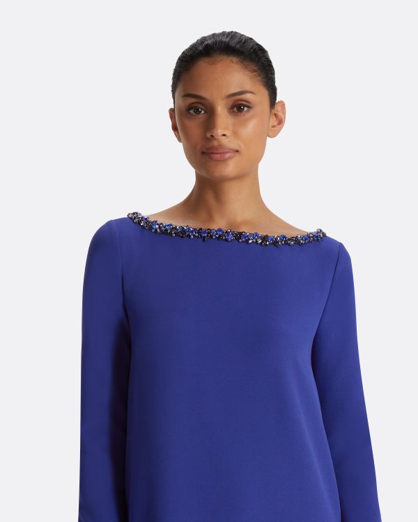 Naimal Skiathos Blue Long Dress - Image 3