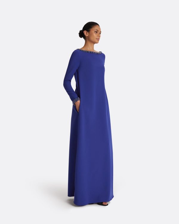 Naimal Skiathos Blue Long Dress - Image 4