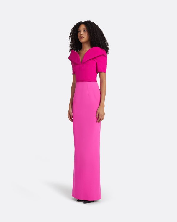 Caran Beverley Long Dress - Image 4