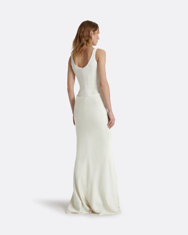 Marlena Ivory Long Dress - Image 2