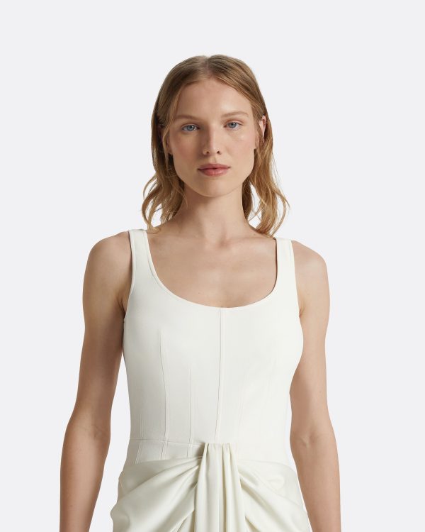 Marlena Ivory Long Dress - Image 3