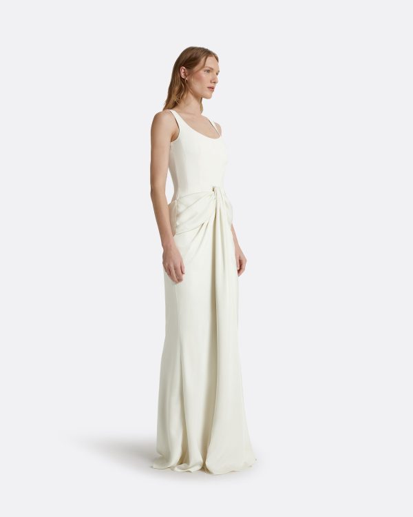 Marlena Ivory Long Dress - Image 4
