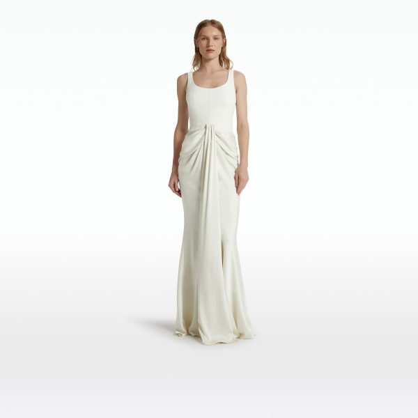 Marlena Ivory Long Dress - Image 6
