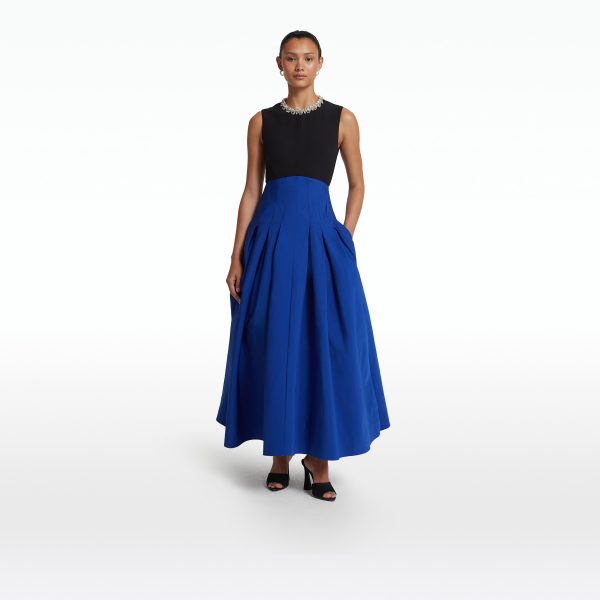 Raffie Embroidered Marrakech & Black Long Dress - Image 6
