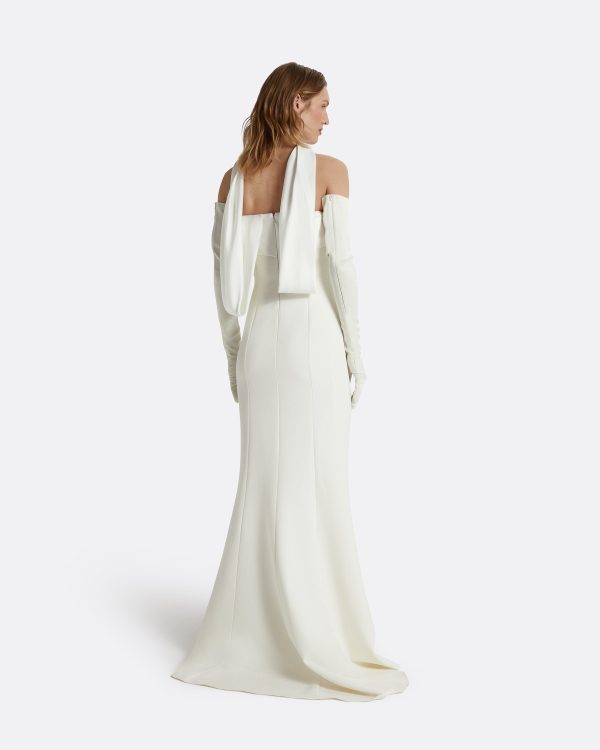 Roshana Ivory Long Dress - Image 2