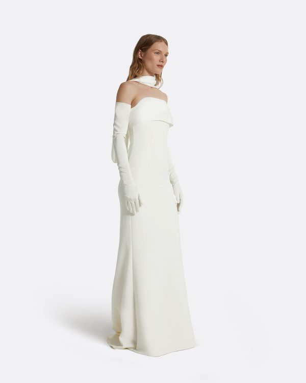 Roshana Ivory Long Dress - Image 4