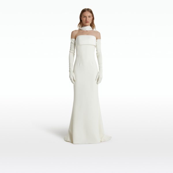 Roshana Ivory Long Dress - Image 5