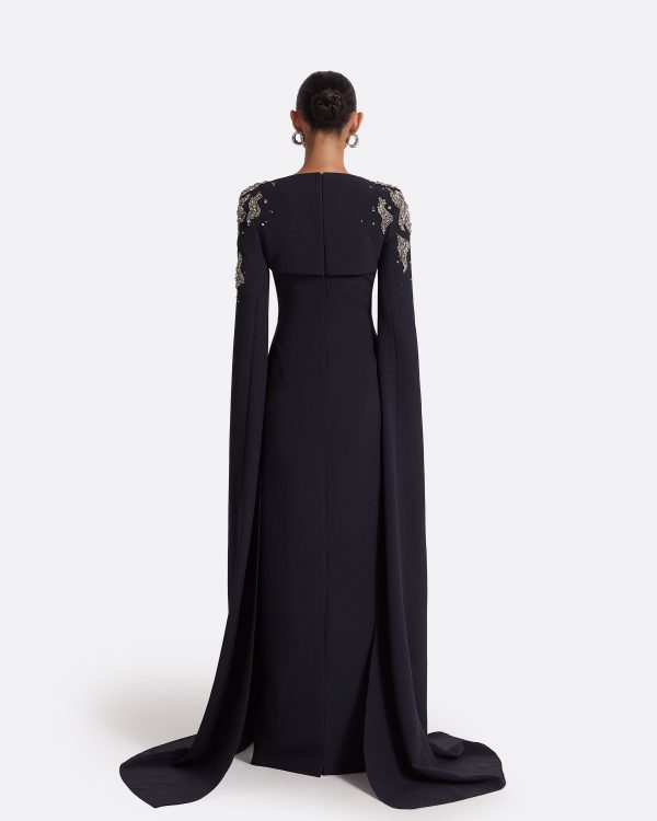 Sarita Midnight Navy Long Dress - Image 2