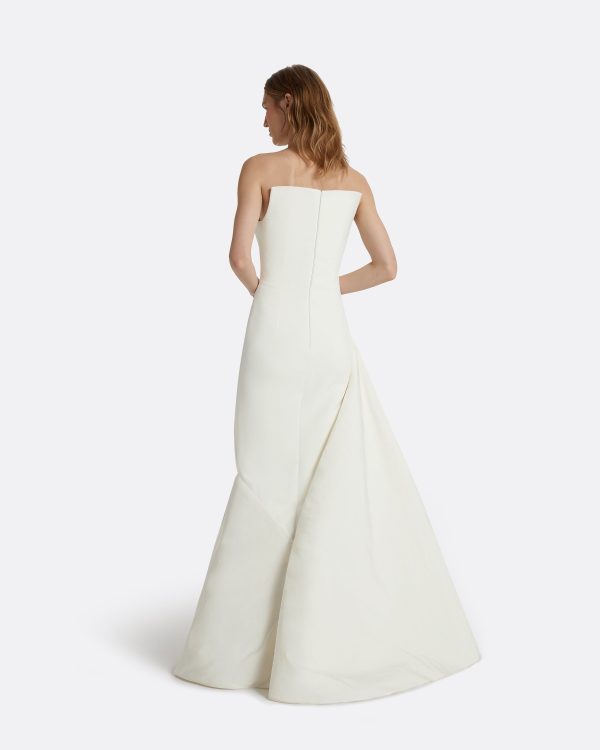 Pia Ivory Long Dress - Image 2