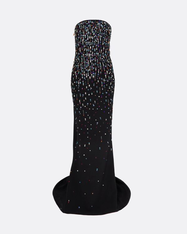 Sofie Black Long Dress - Image 5