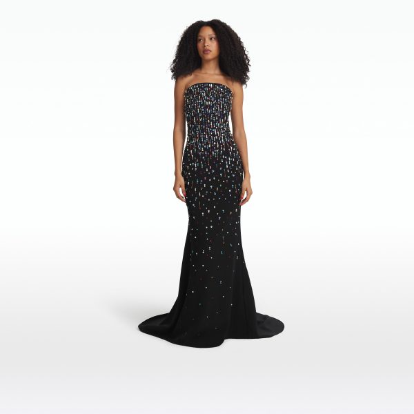Sofie Black Long Dress - Image 6