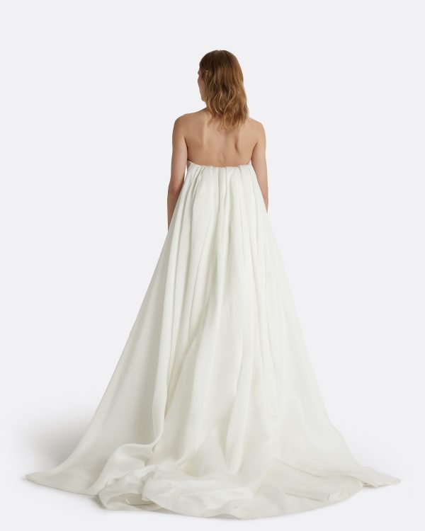 Olena Ivory Long Dress - Image 2