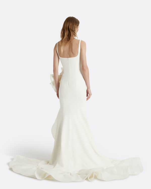 Yana Ivory Long Dress - Image 2