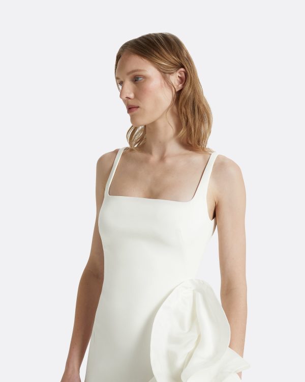 Yana Ivory Long Dress - Image 3