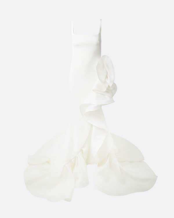 Yana Ivory Long Dress - Image 5