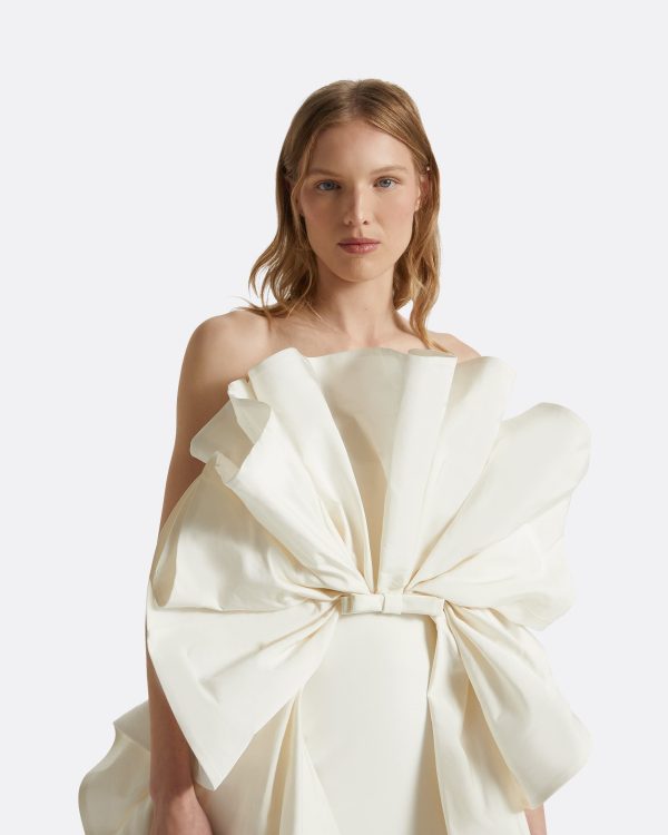 Elsie Ivory Long Dress - Image 3