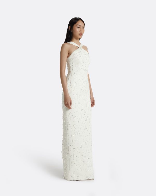 Elspeth Ivory Long Dress - Image 4