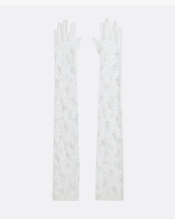 Astin Ivory And Gypsophilia Gloves