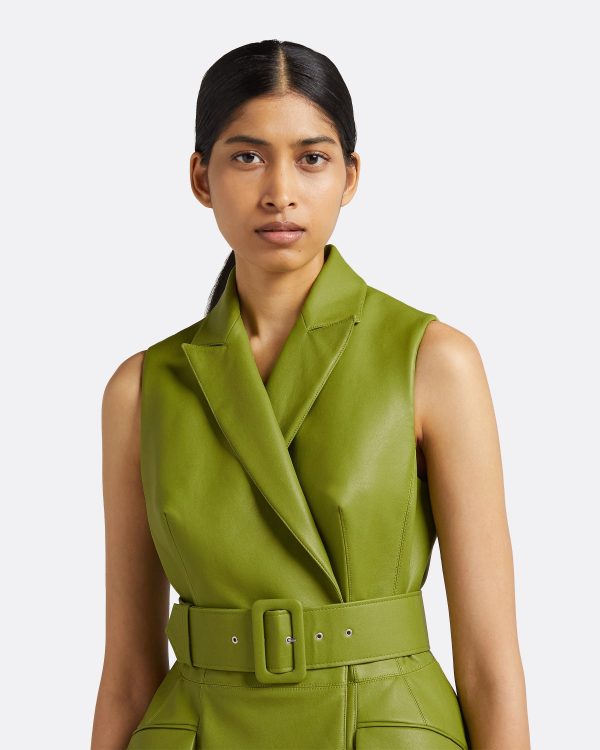Erin Woodbine Vegan Leather Jacket - Image 4