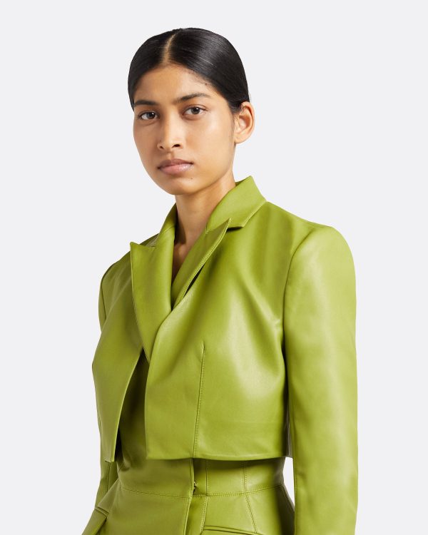 Ennis Woodbine Vegan Leather Coat - Image 3