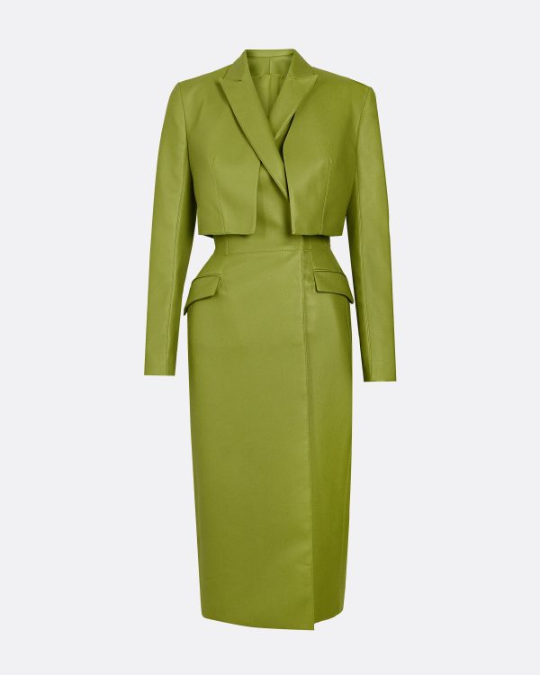 Ennis Woodbine Vegan Leather Coat - Image 5