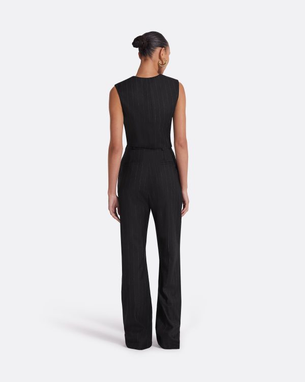 Lana Black Waistcoat - Image 2