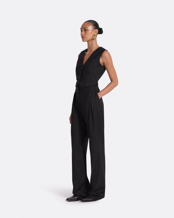Lana Black Waistcoat - Image 4