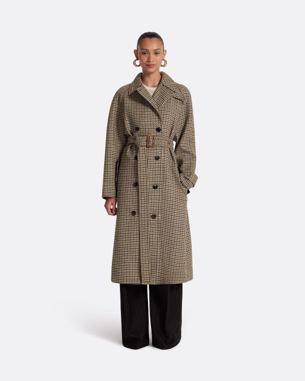 Ilaria Brown Coat - Image 3