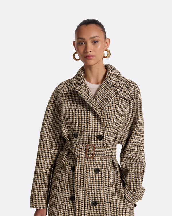 Ilaria Brown Coat - Image 4