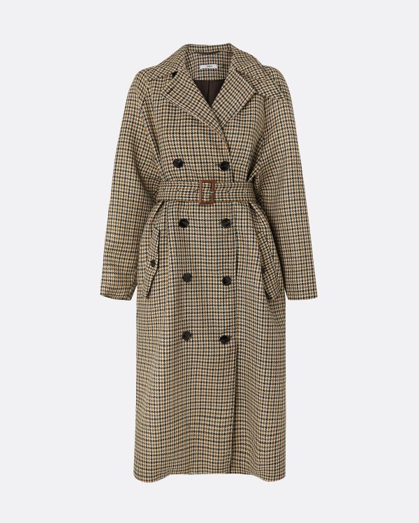 Ilaria Brown Coat - Image 6