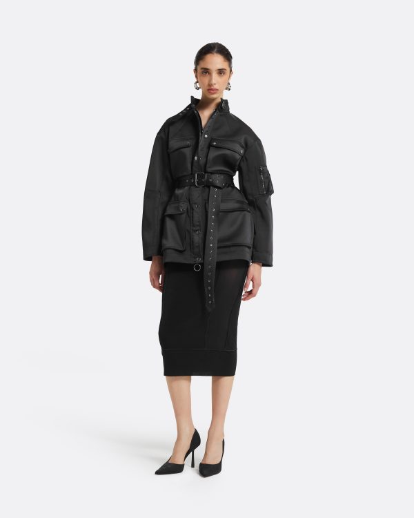Ipek Black Jacket - Image 6