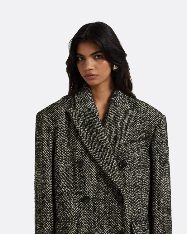 Micaela Black Coat - Image 3