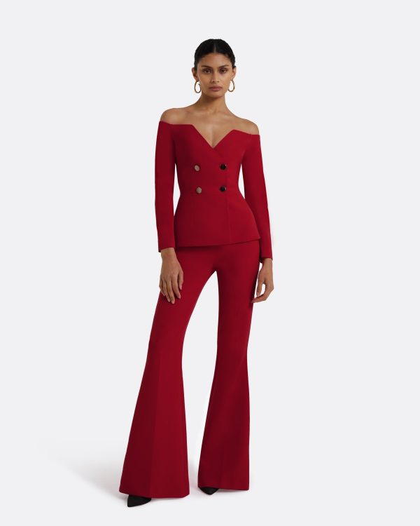 Kamile Azalea Red Jacket