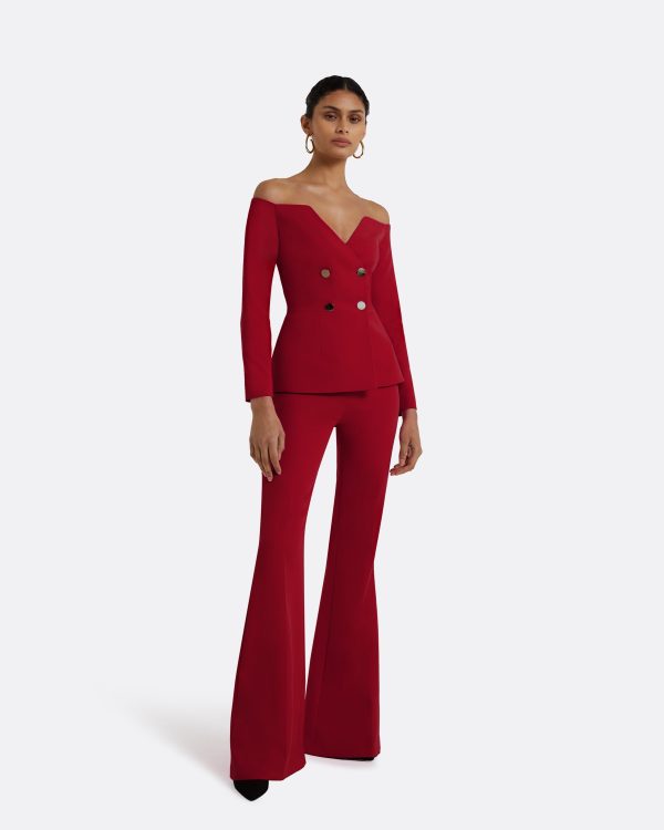 Kamile Azalea Red Jacket - Image 4
