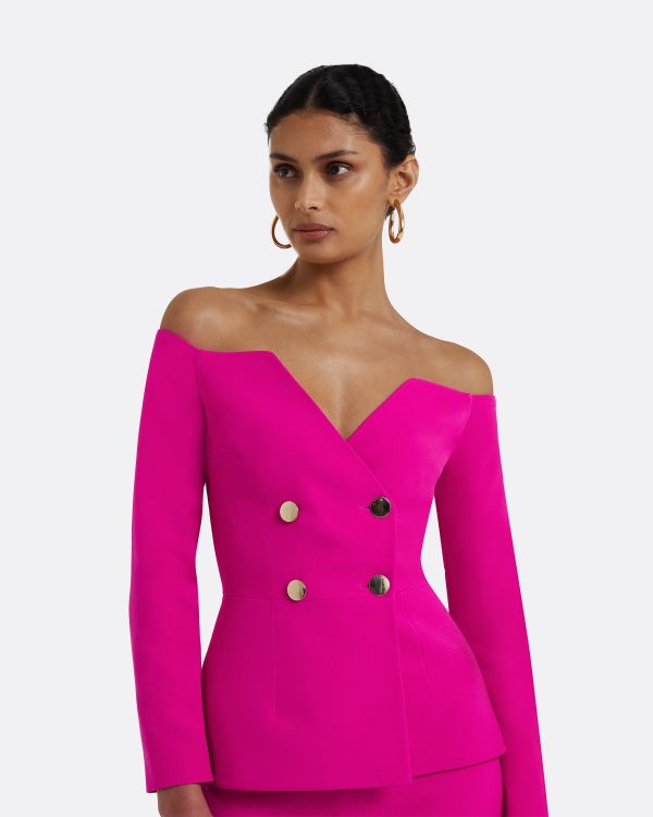Kamile Wild Strawberry Jacket - Image 3