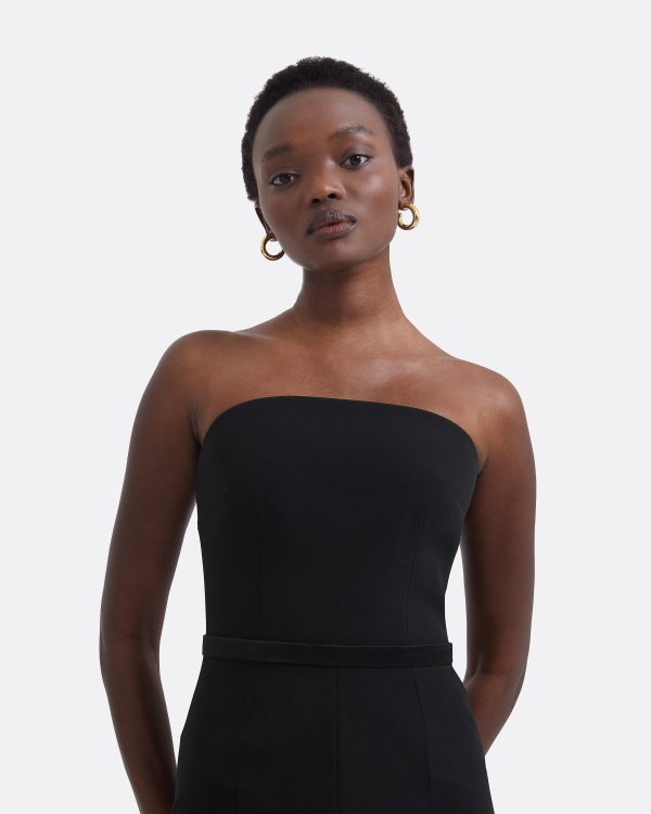 Myrine Black Jumpsuit With Belt - Image 3