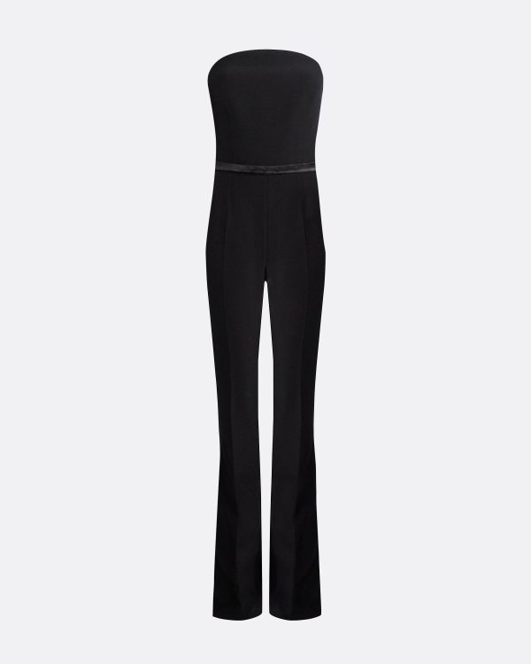 Myrine Black Jumpsuit With Belt - Image 5