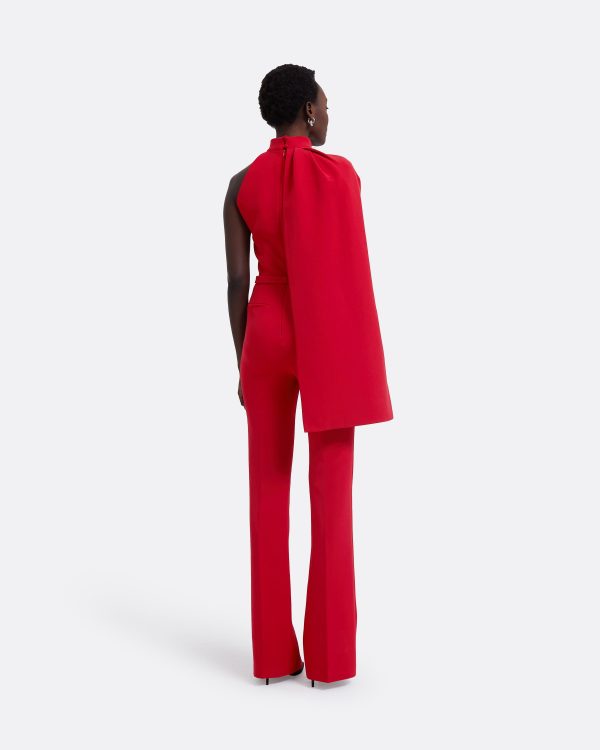 Jaime Crimson Red Jumpsuit - Image 2