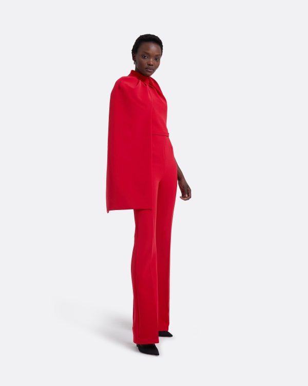 Jaime Crimson Red Jumpsuit - Image 4