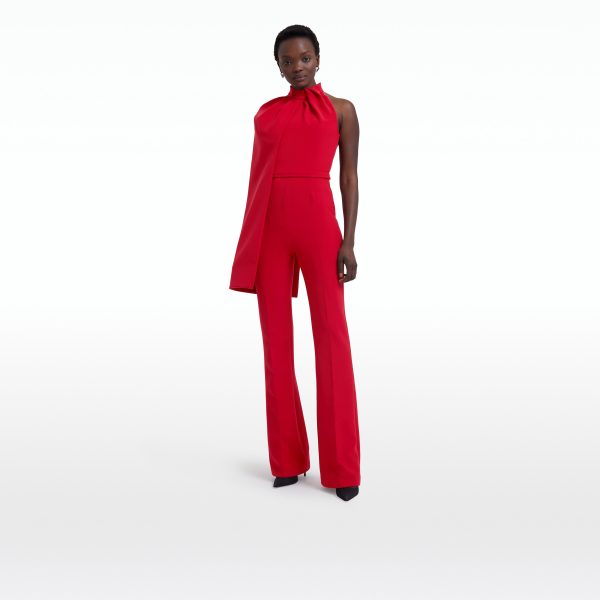 Jaime Crimson Red Jumpsuit - Image 6
