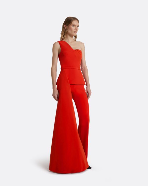 Dayna Scarlet Red Jumpsuit - Image 4